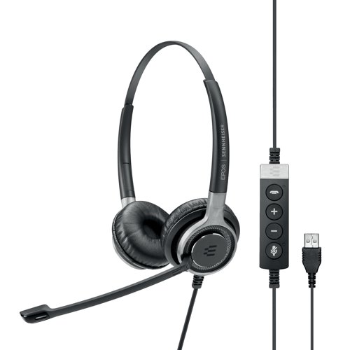 SEN00471 Epos Impact SC 660 USB ML Wired Headband Headset Black/Silver 1000553