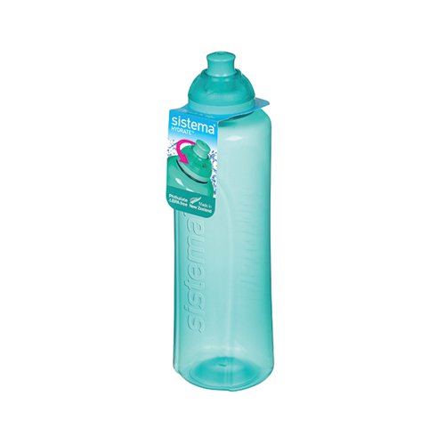 Sistema Twist 'n' Sip Bottles have a unique lid that allows the bottle to be opened and closed without fingers touching the sipper tip for a more hygienic way to drink. Perfect for school, sports, picnics and days out,it can be washed in the dishwasher (top rack) for easy cleaning. Not intended for hot liquids or carbonated beverages, the Sistema Twist and Sip bottle is both Phthalate and BPA Free.