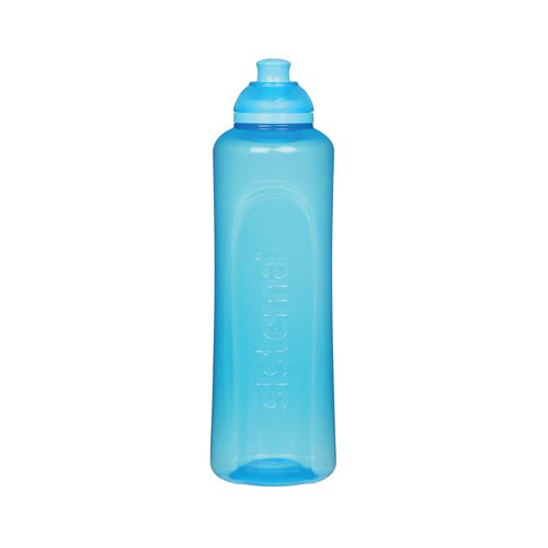 SIS07250 | Sistema Twist 'n' Sip Bottles have a unique lid that allows the bottle to be opened and closed without fingers touching the sipper tip for a more hygienic way to drink. Perfect for school, sports, picnics and days out,it can be washed in the dishwasher (top rack) for easy cleaning. Not intended for hot liquids or carbonated beverages, the Sistema Twist and Sip bottle is both Phthalate and BPA Free.