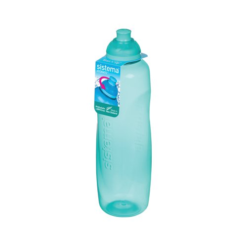SIS07300 | Sistema Twist 'n' Sip Bottles have a unique lid that allows the bottle to be opened and closed without fingers touching the sipper tip for a more hygienic way to drink. Perfect for school, sports, picnics and days out, it can be washed in the dishwasher (top rack) for easy cleaning. Not intended for hot liquids or carbonated beverages, the Sistema Twist and Sip bottle is both Phthalate and BPA Free.