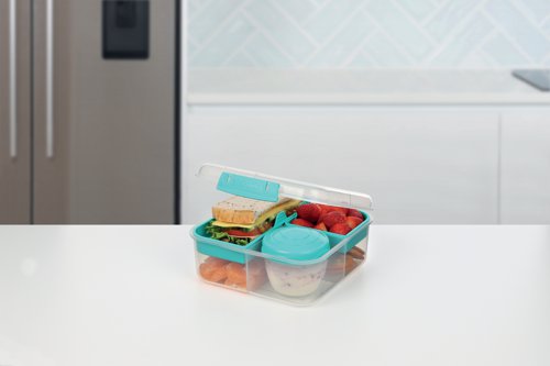 Sistema Bento Cube to Go 1.25L 21685 SIS21685 Buy online at Office 5Star or contact us Tel 01594 810081 for assistance