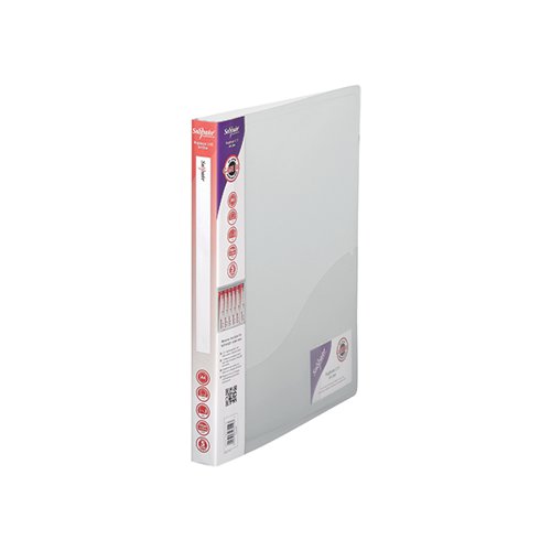 Snopake 2 Ring Ring Binder 15mm A4 Clear Pack Of 10 10119