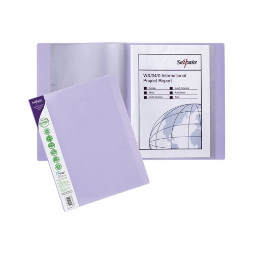 Reborn Display Book 24 Pocket A4 Assorted (Pack of 5) 15920 - Snopake Brands - SK22360 - McArdle Computer and Office Supplies