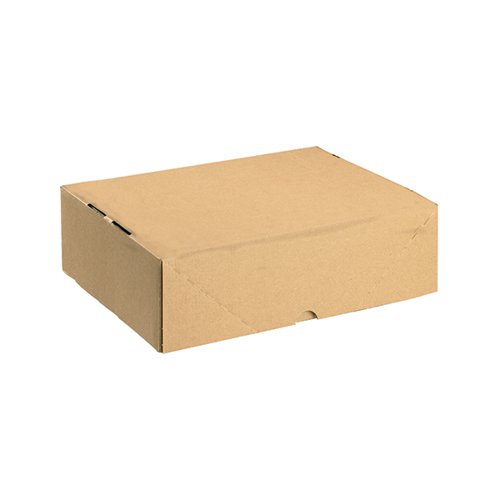 Carton with Lid 305x215x100mm Brown (Pack of 10) 144667114 SO10417 Buy online at Office 5Star or contact us Tel 01594 810081 for assistance