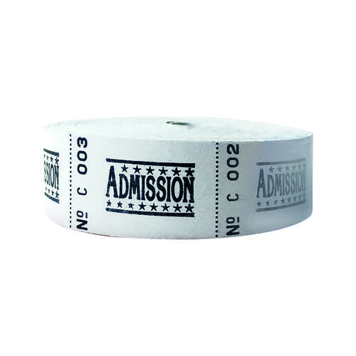 Roll Ticket Admission Assorted 50022 ITAD