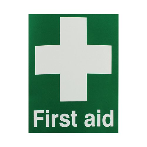 Safety Sign First Aid 150x110mm Self-Adhesive EO4X/S
