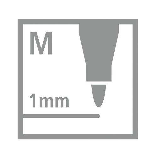 SS14646 Stabilo Write-4-all Permanent Marker Medium 1.0mm Black (Pack of 10) 146/46