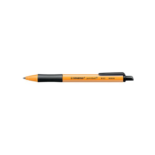 Stabilo Pointball Retractable Ball Pen Assorted (Pack of 4) 6030/4 SS43726 Buy online at Office 5Star or contact us Tel 01594 810081 for assistance