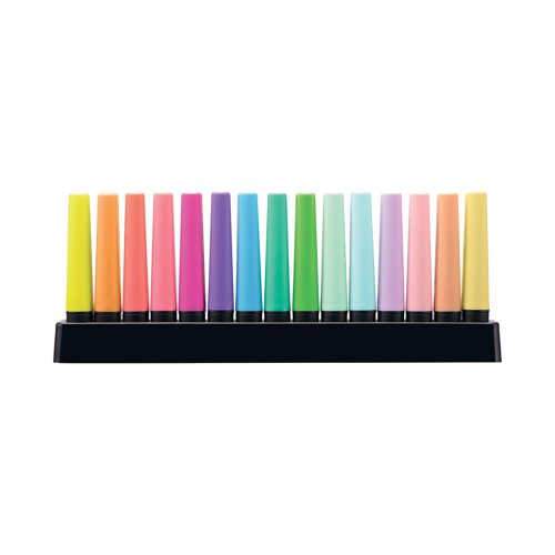 Stabilo Boss Original Highlighter Desk Set Assorted (Pack of 15) 1868221 - Stabilo - SS51747 - McArdle Computer and Office Supplies