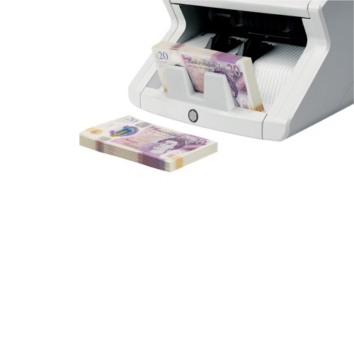 SSC33709 | The Safescan 2265 Banknote Counter can count up to 1,200 notes per minute and accurately value counts mixed British Pound notes and Euro banknotes while simultaneously verifying them on up to five security features. It also sorts banknotes for SCT, NIR and any other currency. The counter also features an add and batch function and an LCD display. Ideal for retail companies large and small, this counter will speed up your financial processes and help you to detect counterfeit money.
