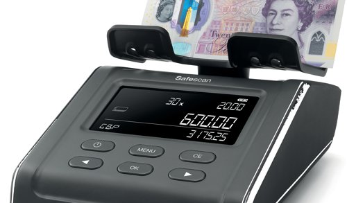 Save time and simplify your cash management. The Safescan 6175 rapidly value counts coins, banknotes and even non-cash items with the highest level of accuracy. Within minutes you will know the exact value of each cash drawer, and have a complete overview stored on your device and ready to add to your administration. Perfect for when you need to count multiple cash drawers quickly. Thanks to its adaptive design, large display and improved user-friendly interface, your cash counting will be easier, faster and more reliable than ever.