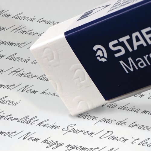 Staedtler Mars Plastic Eraser (Pack of 2) 52650BK2DA - Staedtler - ST52819 - McArdle Computer and Office Supplies