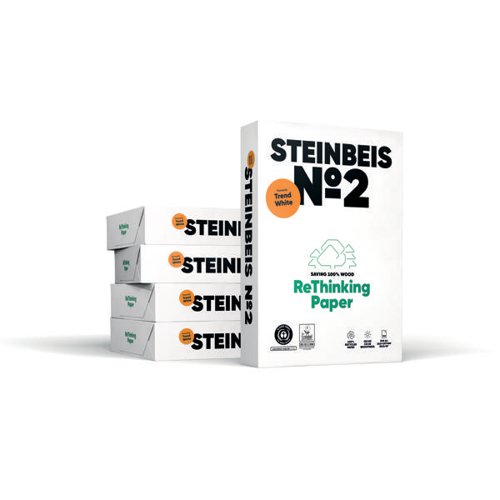 Steinbeis No.2 Trend Paper A4 80gsm COS Framework (Box 2500) 4260074849011 STE84900 Buy online at Office 5Star or contact us Tel 01594 810081 for assistance