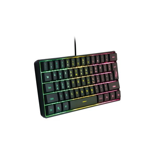 SureFire KingPin X1 Compact Gaming Keyboard RGB US English 48701 Verbatim