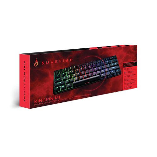 SureFire KingPin M1 Mechanical RGB Gaming Keyboard US English 48713 Verbatim