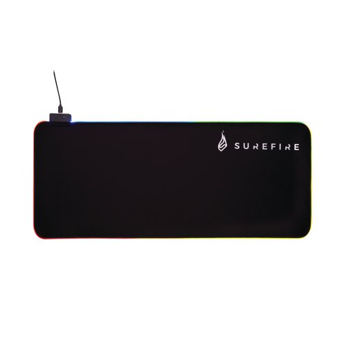 SureFire Silent Flight RGB-680 Gaming Mouse Pad 48813 - Verbatim - SUF48813 - McArdle Computer and Office Supplies