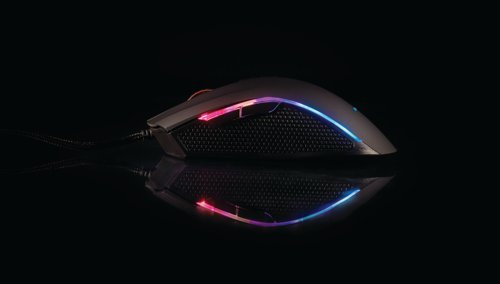 The SureFire Hawk Claw Gaming Mouse has a highly responsive optical sensor with adjustable DPI of up to 6400 resolution and adjustable polling rate of up to 1000 Hz. It has 7 programmable buttons and full RGB LED lighting. System Requirements: Windows 10, 8, 7 Mac OS X 10.5 or higher USB 3.2 Gen 1 or USB 2.0 Consoles with USB port.