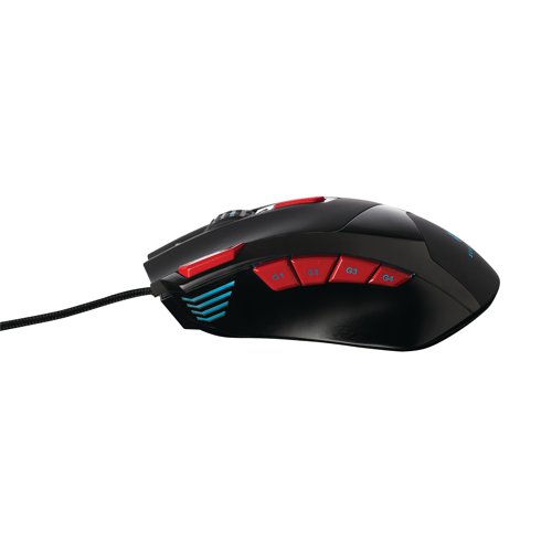 SUF48817 | The SureFire Eagle Claw Gaming Mouse has a highly responsive optical sensor with adjustable DPI of up to 3200 resolution and adjustable polling rate of 125Hz. It has 9 programmable buttons and full RGB LED lighting. System Requirements: Windows 10, 8, 7 Mac OS X 10.5 or higher USB 3.2 Gen 1 or USB 2.0 Consoles with USB port.