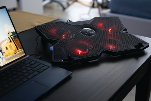 SureFire Bora Gaming Laptop Cooling Pad Red 48819 SUF48819 Buy online at Office 5Star or contact us Tel 01594 810081 for assistance