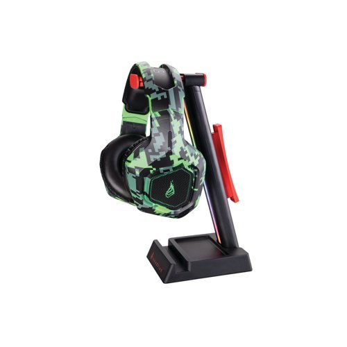 SureFire Vinson N1 Dual Balance Gaming RGB Headset Stand Black 48845 SUF48845 Buy online at Office 5Star or contact us Tel 01594 810081 for assistance
