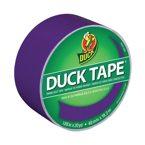 Ducktape Coloured Tape 48mmx18.2m Purple (Pack of 6) 283138