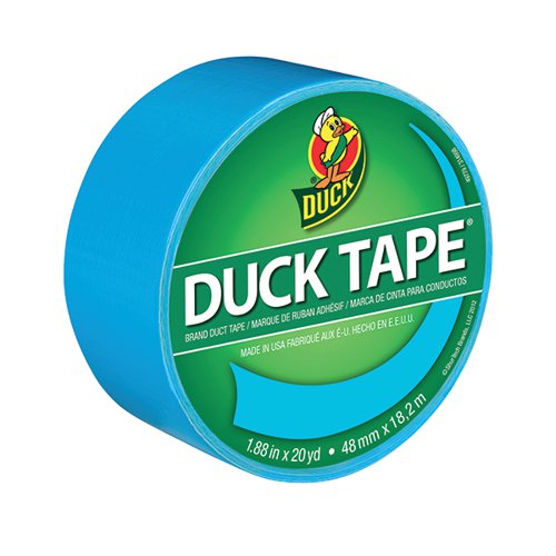 Ducktape Coloured Tape 48mmx18.2m Electric Blue (Pack of 6) 1311000