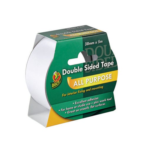 Ducktape Double-Sided Interior Tape 38mmx5m Clear (Pack of 6) 232603