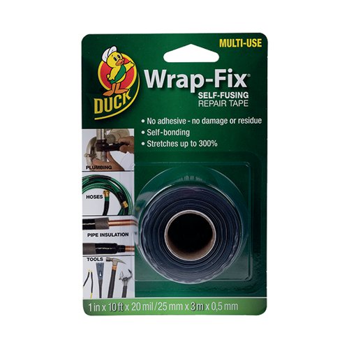 Ducktape Wrap-Fix Self-Fusing Repair Tape 25mmx3m (Pack of 6) 283037