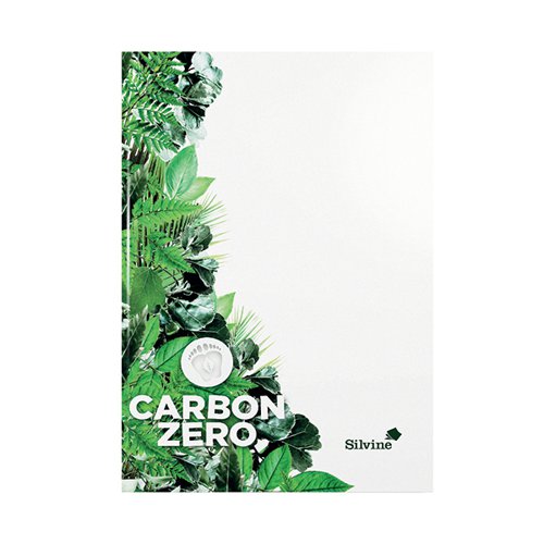 Silvine Premium Carbon Zero Certified Casebound Notebook Lined 120 Pages A4 R307