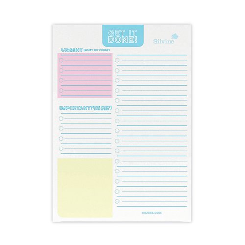 Silvine Luxpad Things To Do Desk Pad 60 Pages A5 221