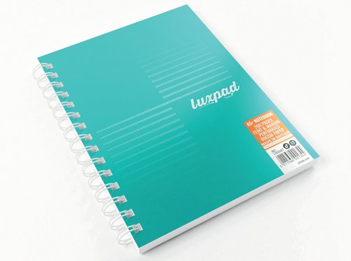 Silvine Luxpad Professional Wirebound Notebook Ruled with Margin 200 Pages A5+ (Pack of 3) LUXA5MT - Sinclairs - SV40134 - McArdle Computer and Office Supplies
