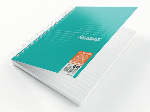 Silvine Luxpad Professional Wirebound Notebook Ruled with Margin 200 Pages A5+ (Pack of 3) LUXA5MT