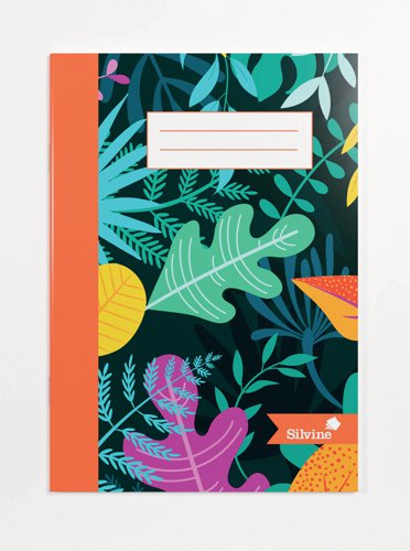 Silvine Casebound Notebook Ruled with Margin 80 Pages 4 Designs Assorted A5 (Pack of 12) NBA5SG SV41940 Buy online at Office 5Star or contact us Tel 01594 810081 for assistance
