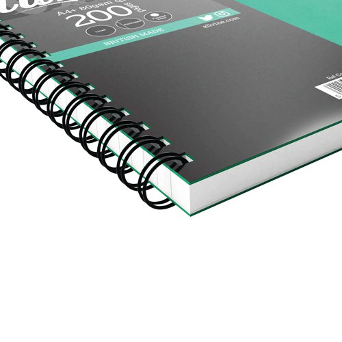 Silvine Luxpad Hardback Wirebound Notebook A4 + (Pack of 6) SPA4FEINT - SV41960