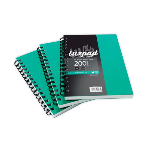 Silvine Luxpad Hardback Wirebound Notebook A5 (Pack of 6) SPA5 - SV41963