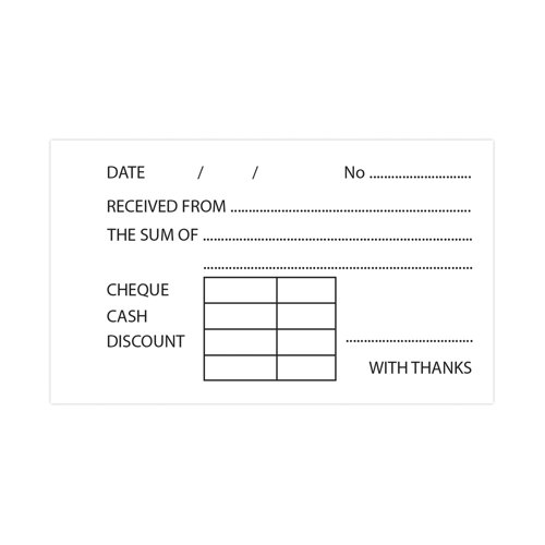Silvine Duplicate Receipt Book 63x106mm Gummed (Pack of 36) 228 SV42350 Buy online at Office 5Star or contact us Tel 01594 810081 for assistance