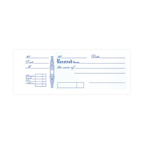 SV42370 Silvine Receipt Book with Counterfoil 80x202mm (Pack of 36) 233