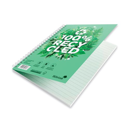 Silvine Premium Recycled Wirebound Notebook A5 (Pack of 5) R103