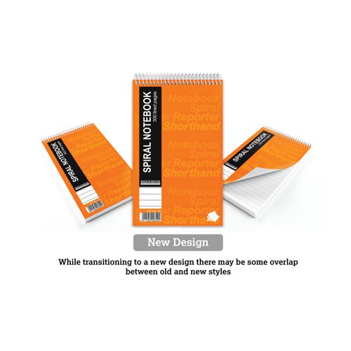 SV42840 | This economy shorthand notebook from Silvine contains 300 pages of quality ruled paper for neat note-taking on the go. The twin wire binding allows the notebook to lie flat for convenience in use. This pack contains 6 notebooks measuring 127x203mm.