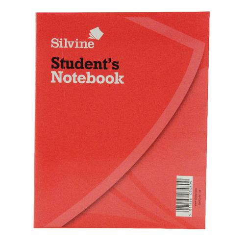 Silvine Exercise Book 200x160mm 40 Leaf Ruled Feint (Pack of 24) 144