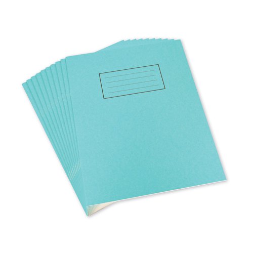 SV43505 Silvine Exercise Book Ruled 229x178mm Blue (Pack of 10) EX104