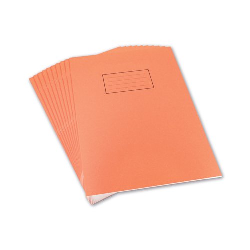 Silvine Exercise Book 5mm Squares A4 Orange (Pack of 10) EX113 Exercise Books & Paper SV43514
