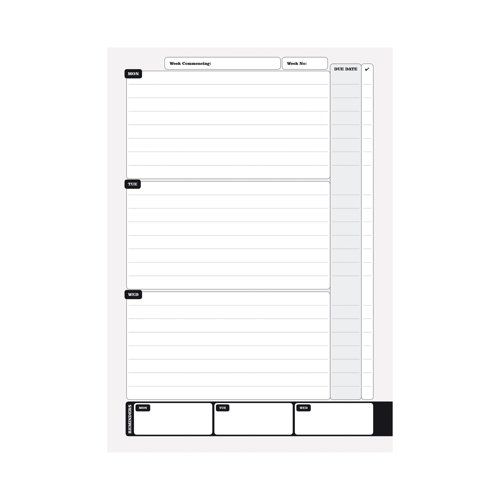 Silvine Homework Diary Record A5 Blue (Pack of 20) EX204 - Sinclairs - SV43520 - McArdle Computer and Office Supplies