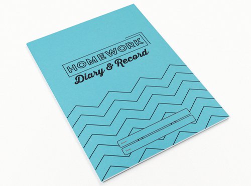 SV43520 Silvine Homework Diary Record A5 Blue (Pack of 20) EX204