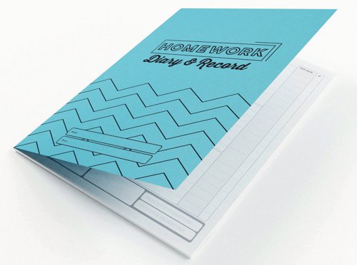 Designed for classroom use, these Silvine Homework Diary Records contain 96 pages (48 sheets) of quality 75gsm paper in a portrait format. Featuring wire stitched binding, the A5 record books are supplied in blue in a pack of 20.