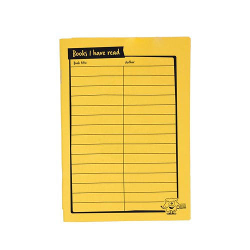 Silvine Childrens Reading Record A5 Yellow (Pack of 25) EX210 - Sinclairs - SV43526 - McArdle Computer and Office Supplies