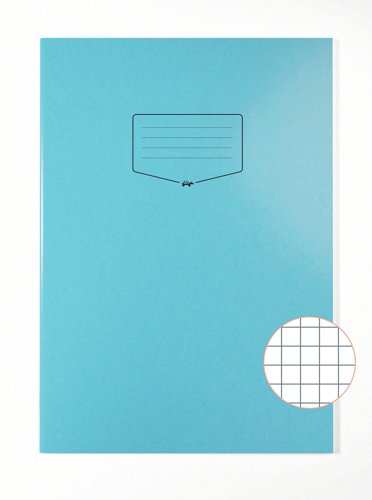 Silvine Tough Shell Exercise Book A4+ Blue (Pack of 25) EX155 - SV43609