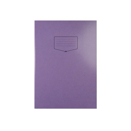 Silvine Tough Shell Exercise Book A4+ Purple (Pack of 25) EX157 | SV43658 | Sinclairs
