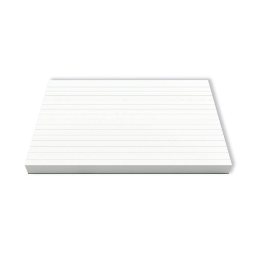 Silvine Revision Card Notepad 50 Card White (Pack of 20) CR50