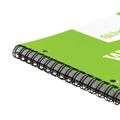 SV43677 Silvine Everyday Recycled Wirebound Notebook A4 (Pack of 12) TWRE80